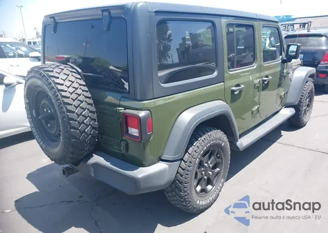 2021 Jeep Wrangler Unlimited Sport S 4X4 из США, поврежденный, VIN 1C4HJXDG7MW856138